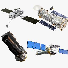 NASA's Great Observatories 3D model